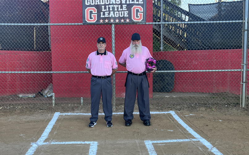Even our Umpires Wore Pink